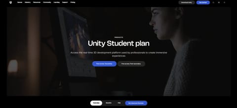 Unity Student Discount: Free Unity Pro & Tools for 1 Year proof screenshot 1
