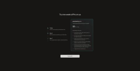 Perplexity Student Discount: 50% Off + 7 Days Free Trial proof screenshot 1