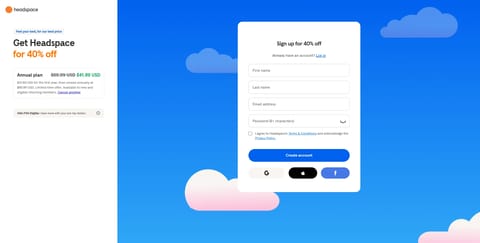 Headspace Student Plan: Up to 85% Off ($9.99/Year) proof screenshot 2