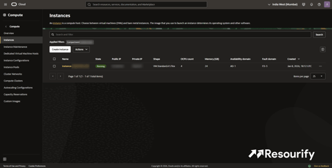 Oracle Free Forever Cloud Server: Free 8 vCPU + 24GB RAM proof screenshot 1