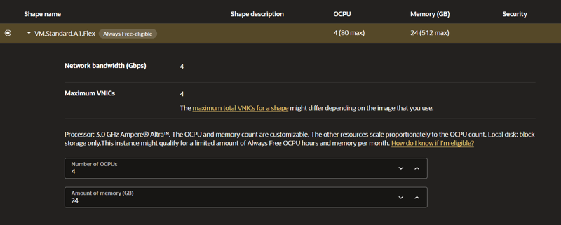 oracle cloud free forever computing with 4 vcore cup and 24GB RAM .png