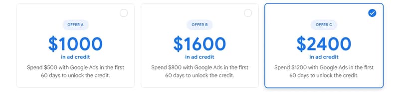 google ads US ad credits no promotion code required.png