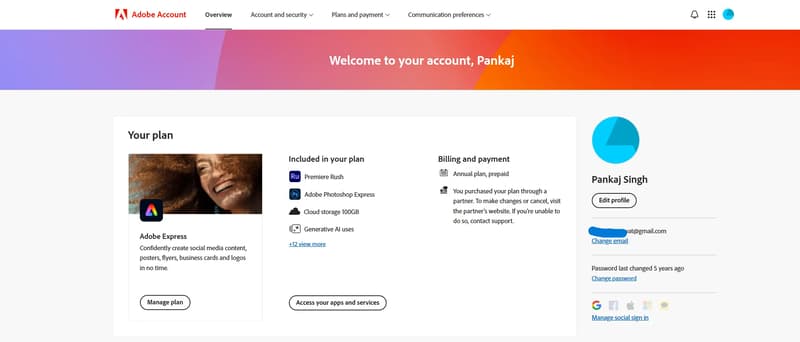 12 months free Adobe Express subscription.png