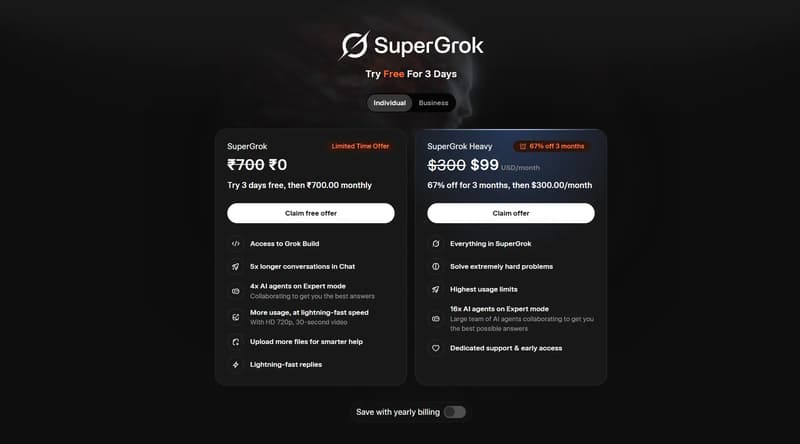 supergrok 3 days free trial offer.png